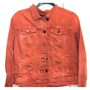 Rose Colored Denim Jacket